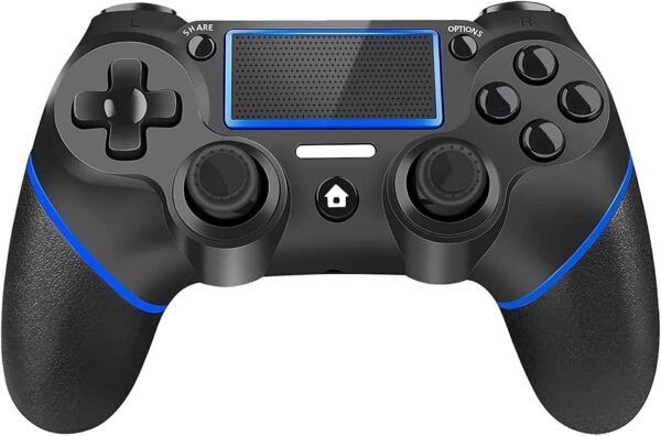 Remote Control with Cable & Bluetooth for PS4 Easy Grip Design High Quality